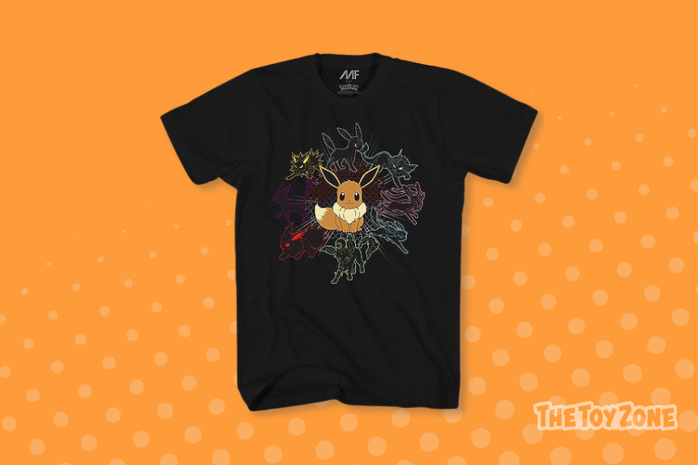 10 Pokemon Mono Eeveeloutions Eevee T shirt 10 Pokemon Mono Eeveeloutions Eevee T shirt