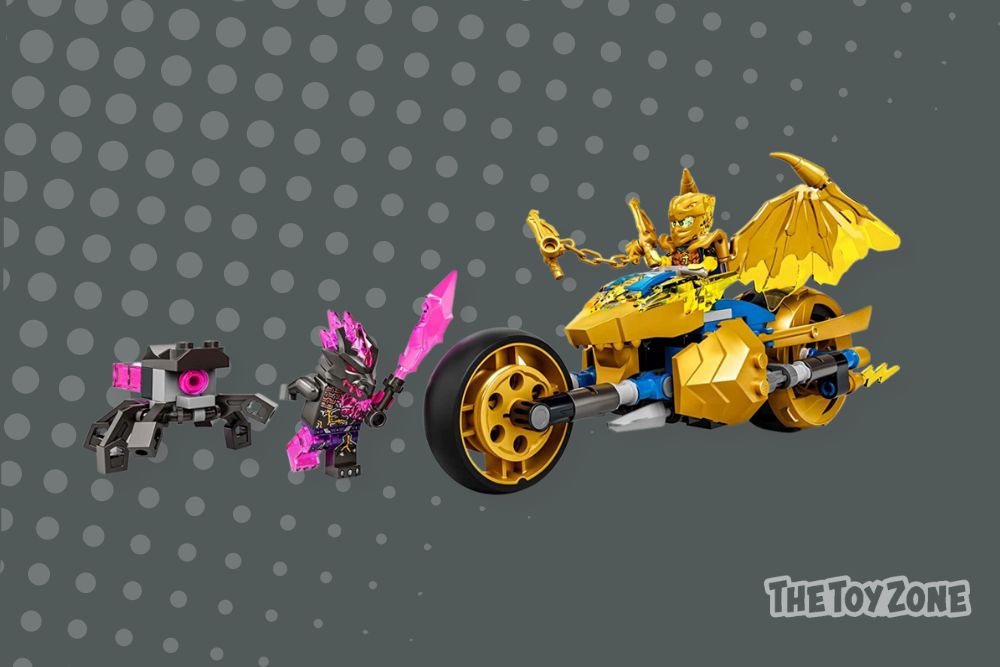 12 LEGO NINJAGO Jay’s Golden Dragon Motorbike