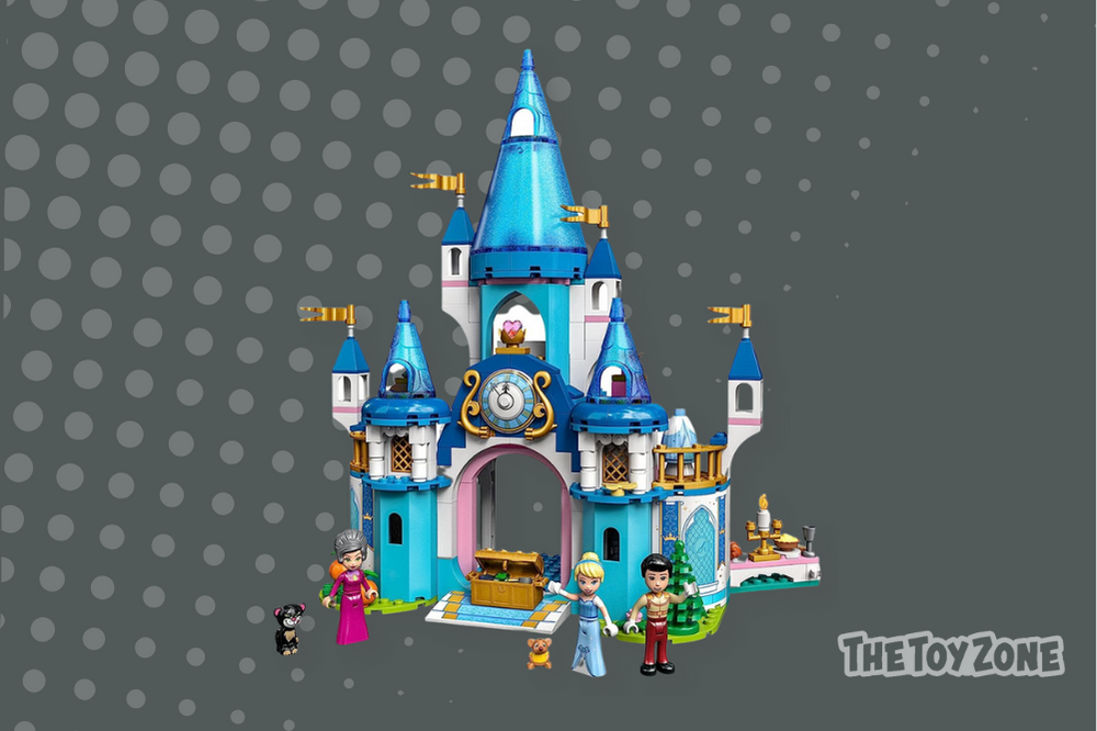 4 LEGO Disney Princess Cinderella and Prince Charming s Castle 43206